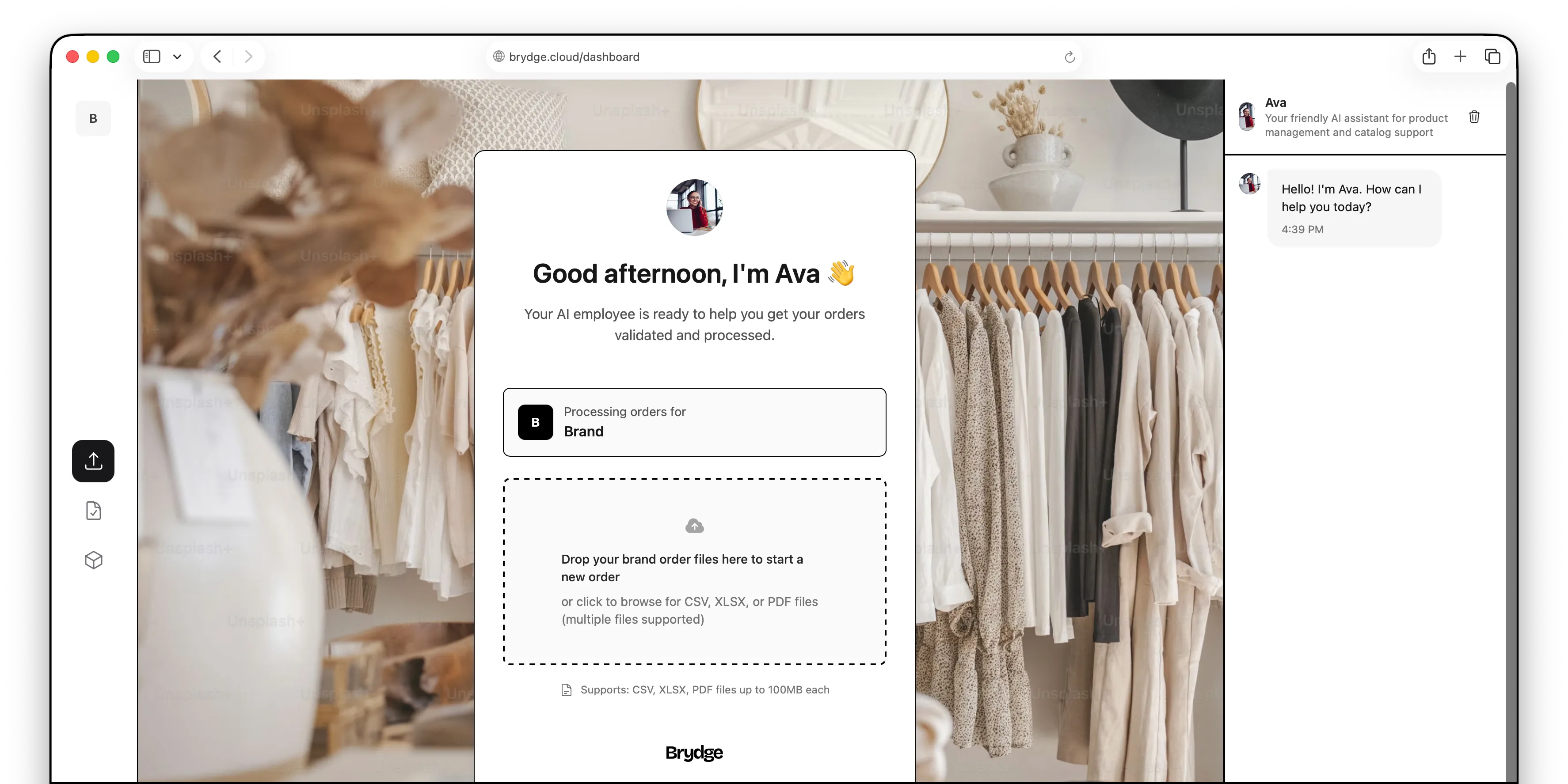 Brydge Dashboard